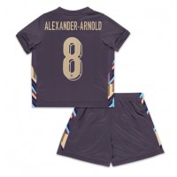 Engleska Alexander-Arnold #8 Gostujuci Dres za djecu EP 2024 Kratak Rukav (+ Kratke hlače)